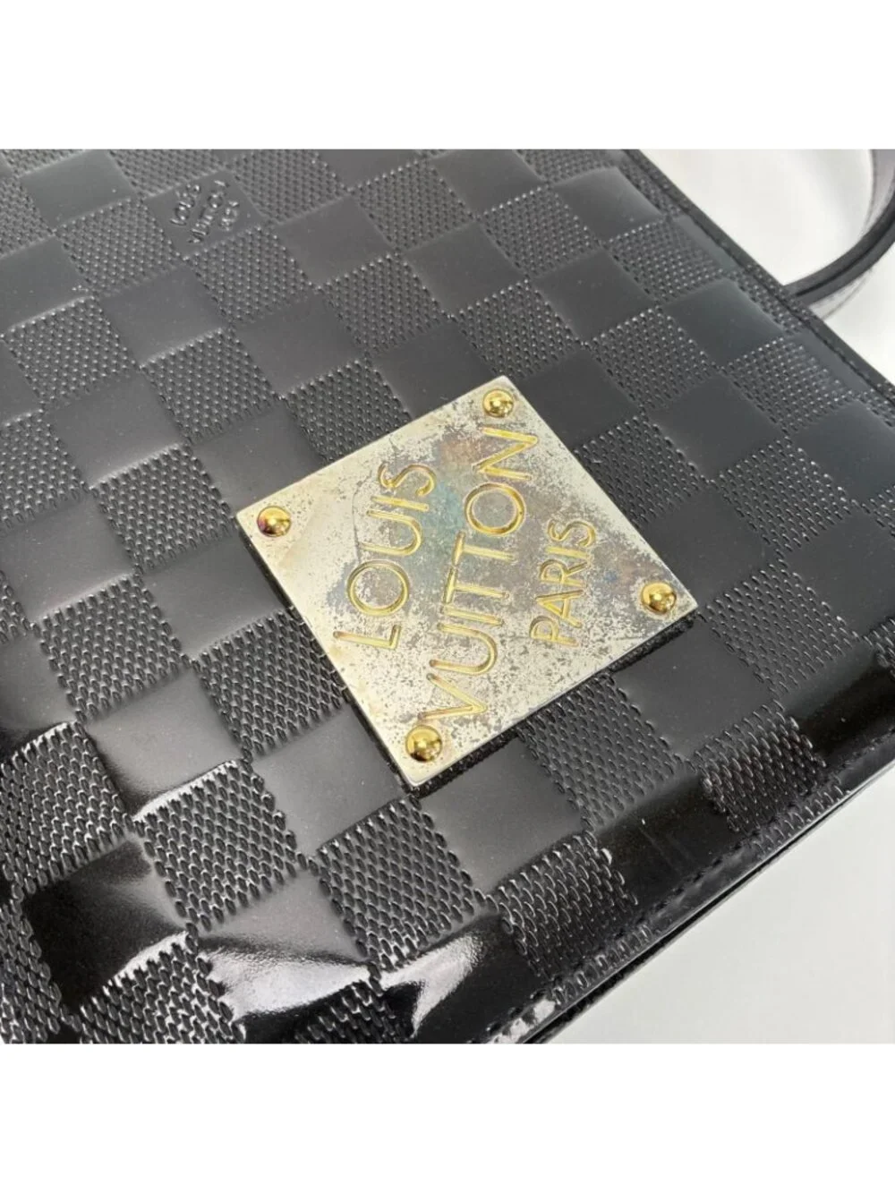 Louis Vuitton Damier Vernis Club Noir Bag